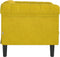 vidaXL Fauteuil fluweel geel