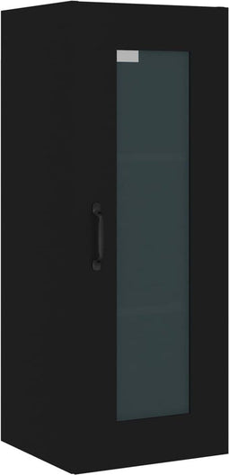 vidaXL - Wandkast - 34,5x34x90 - cm - zwart