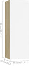 vidaXL - Tv-meubels - 2 - st - 30,5x30x90 - cm - bewerkt - hout - wit - sonoma - eiken