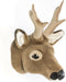 Wild&Soft- Wanddecoratie dierenkop pluche ree Toby