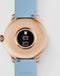 Withings ScanWatch Light - Smartwatch - Activiteiten volgen Hartslagmonitor - Roségoud Blauw