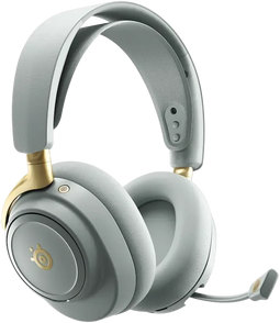 Steelseries Arctis Nova Elite - Headset - Draadloos Bluetooth 5.3 - Goud Groen