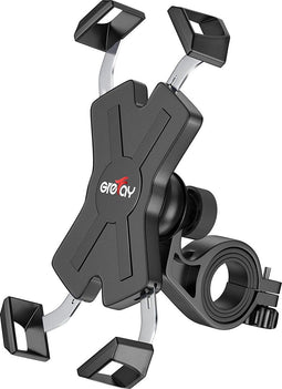 Fiets telefoonhouder, metalen motorstuurbevestiging voor telefoon, scooter en smartphone 4.0-7.0 inch met 360 ° rotatie