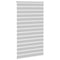vidaXL - Zebra - rolgordijn - 120x200 - cm - stofbreedte - 115,9 - cm - lichtgrijs