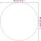vidaXL - Wandspiegel - rond - Ø60 - cm - zilverkleurig