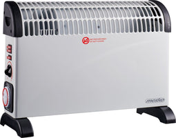Mesko Elektrische Convector Kachel - 3 Warmtestanden - 2000W - Instelbare Thermostaat - Wit