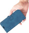 Mobiparts Galaxy S24 - Classic Wallet Case - Ruimte voor pasjes - Blauw