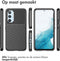 iMoshion Hoesje Geschikt voor Samsung Galaxy A54 (5G) Hoesje Siliconen - iMoshion Thunder Backcover - Zwart