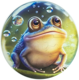 UNIDRAGON Houten Puzzel Voor Volwassenen Bubblezz - Pad - 30 stukjes - 25 cm