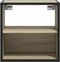vidaXL - Nachtkastje - wandgemonteerd - 40x31x39,5 - cm - sonoma - eikenkleurig