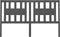vidaXL - Hoofdbord - 156x4x100 - cm - massief - grenenhout - grijs