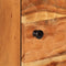 vidaXL - Hoge - kast - 40x33x110 - cm - massief - acaciahout