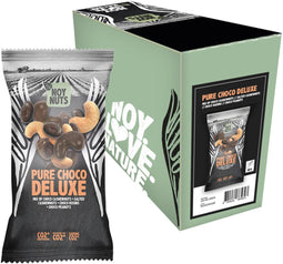 Cashewnoten noynuts pure choco deluxe mix zak 45gr | 12 stuks