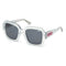 Victoria's Secret PK0010 5421A - Zonnebril - Zilverkleurig/Grijs - 54 mm