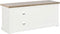 vidaXL - Tv-meubel - 90x30x40 - cm - hout - wit