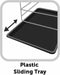 Flamingo Hondenbench Nyo - Draadkooi M - 77x47x53,5 cm - 2 deuren - Zwart