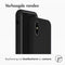 Accezz Liquid Silicone Backcover iPhone Xs / X - Schokabsorberend - Zwart