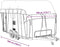 vidaXL - Caravan - dakbedekking - 500x300 - cm - vliesvlies - grijs