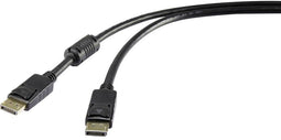Renkforce RF-4212201 - DisplayPort Kabel - 180cm - Zwart