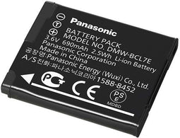 Panasonic DMW-BCL7E - Accu Li-Ion 680mAh - 4mm hoog - 40mm breed - 34mm diep