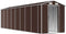 vidaXL - Tuinschuur - 191x725x198 - cm - gegalvaniseerd - staal - bruin