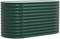 vidaXL - Tuin - Verhoogd - Bed - Groen - Gegalvaniseerd - staal - 160 - x - 80 - x - 81 - cm