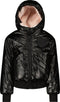 SuperRebel CRUSH R209-5201_204 - Reversible meisjes jack - Bont en metallic - Maat 140