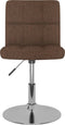 vidaXL - Eetkamerstoelen - draaibaar - 2 - st - stof - bruin