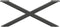 vidaXL - Salontafelpoten - 2 - st - X-vormig - 70x(30-31) - cm - staal - antraciet