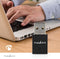 Nedis WSNWM310BK - Draadloze netwerk mini dongle - 5 GHz en 2,4 GHz ondersteuning - Zwart