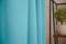 Larson - Luxe effen blackout gordijn - met haken - 1.5m x 2.5m - Turquoise