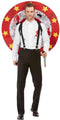 Smiffys Deluxe Knife Thrower Kostuum - Rood/Wit - M