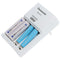 Panasonic eneloop Smart Charger BQ-CC17 incl. 4x AA batteries, plug-in charger, charges NiMH AA and