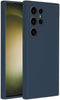 Accezz Samsung Galaxy S24 Ultra - Liquid Silicone Backcover - Schokabsorberend - Donkerblauw