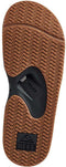 Reef Fanning Slide - Heren Slippers - Waterbestendig - Zwart/Zilver - Maat 44