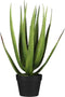 Mica Decorations Aloe Vera Kunstplant - H63 x Ø24 cm - Pot - Groen