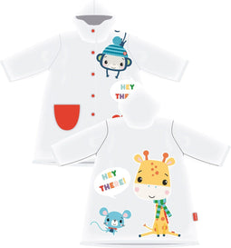 Arditex Regenjas Fisher-price Junior Pvc Wit Maat 36 Maanden
