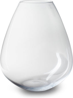 Jodeco Bloemenvaas Gabriel - helder transparant - glas - 34 x 40 cm - bol vorm vaas
