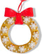 3.625 inch H Clay Dough Cookie Wreath Orna. 5x5x10 cm kerstornament