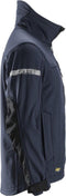 Snickers Softshell Jack - AllroundWork 1200 - Ergonomische pasvorm - Blauw - M