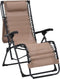 vidaXL - Terrasstoelen - 2 - st - inklapbaar - textileen - taupe