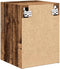 vidaXL - Garage - wandkast - bewerkt - hout - oud - hout