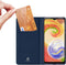 Dux Ducis Samsung Galaxy A04 - Slim Softcase Bookcase - Pasjeshouder - Donkerblauw