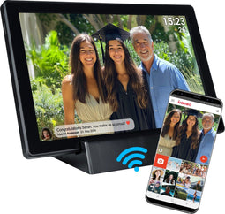 Denver PFF-1070B - Digitale Fotolijst 10.1 inch - Draadloos - HD IPS Touchscreen - Zwart