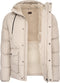 Cappuccino Italia Moorland - Heren Jas - Winterjas met capuchon - Beige - Maat XXL