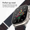 imoshion Nylon Alpine bandje - Geschikt voor Apple Watch 1, 2, 3, 4, 5, 6, 7, 8, 9, 10 (42 mm), SE - 38/40/41 mm - Paars - One Size
