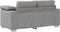 vidaXL - Loveseat - - - Lichtgrijs, - 120 - cm - Stof