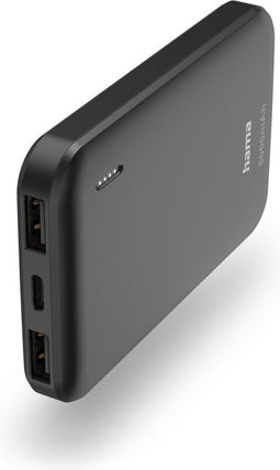 Hama Power Pack Pocket 5 - Externe Accu 5000mAh - Snel opladen - Anthrazit