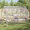 vidaXL - Plantenafdekking - met - zeilringen - 3x6 - m - PVC