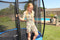 AMIGO Trampoline Deluxe - Met Veiligheidsnet en Veilige Rand - Rond 305 cm - Blauw